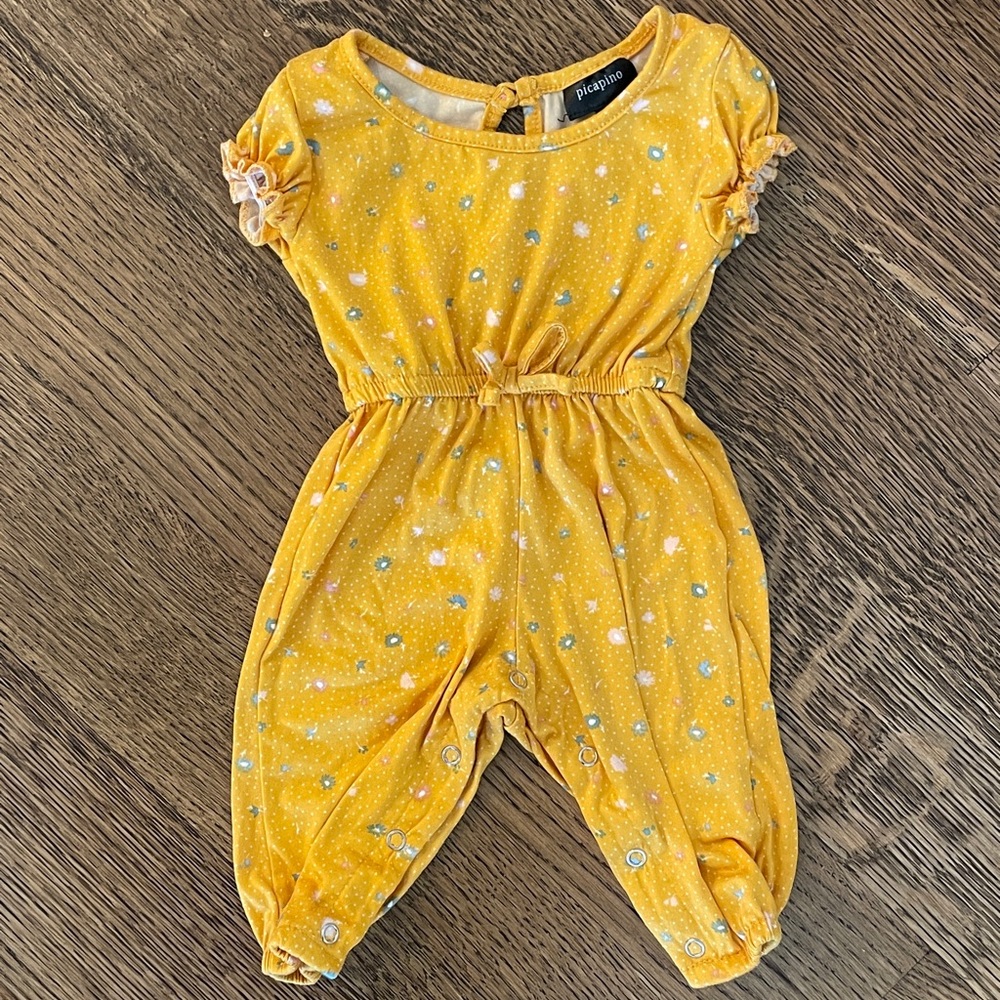 Picapino Yellow Romper